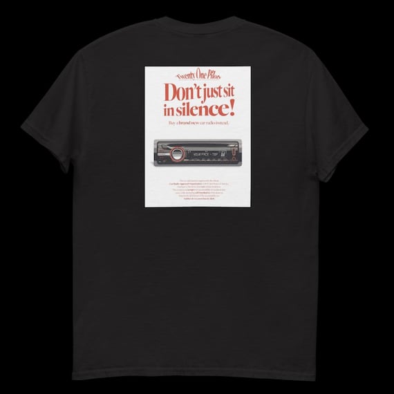 Twenty One Pilots Car Radio T-shirt: Retro Band Tee, Classic TØP