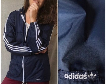 veste coupe-vent Adidas vintage des années 70, veste de survêtement Adidas, taille petite/moyenne