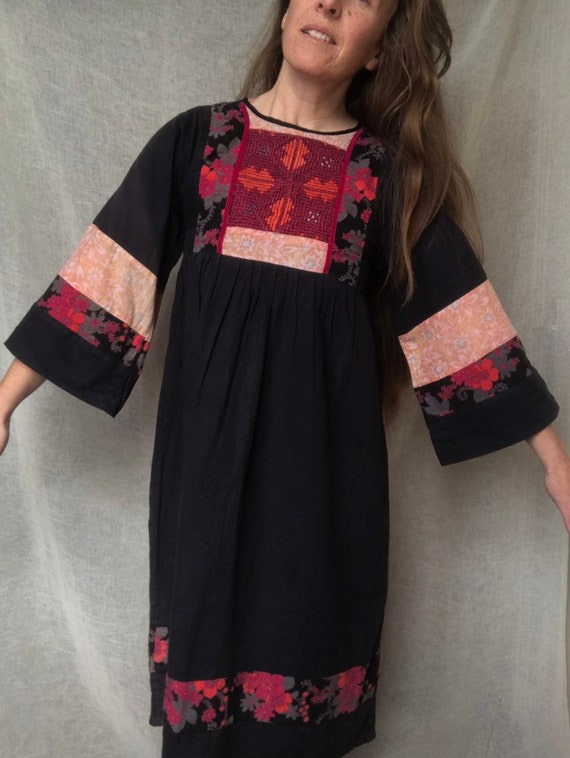 Vintage 70s Anastasia Paris Dress, Afghan Dress, … - image 4