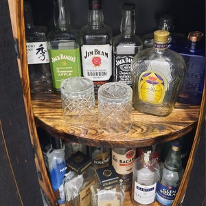 Half Whisky Barrel Drinks Cabinet__Handmade & Recycled from Scotch Whisky Barrel