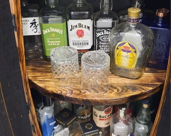 Half Whisky Barrel Drinks Cabinet__Handmade & Recycled from Scotch Whisky Barrel