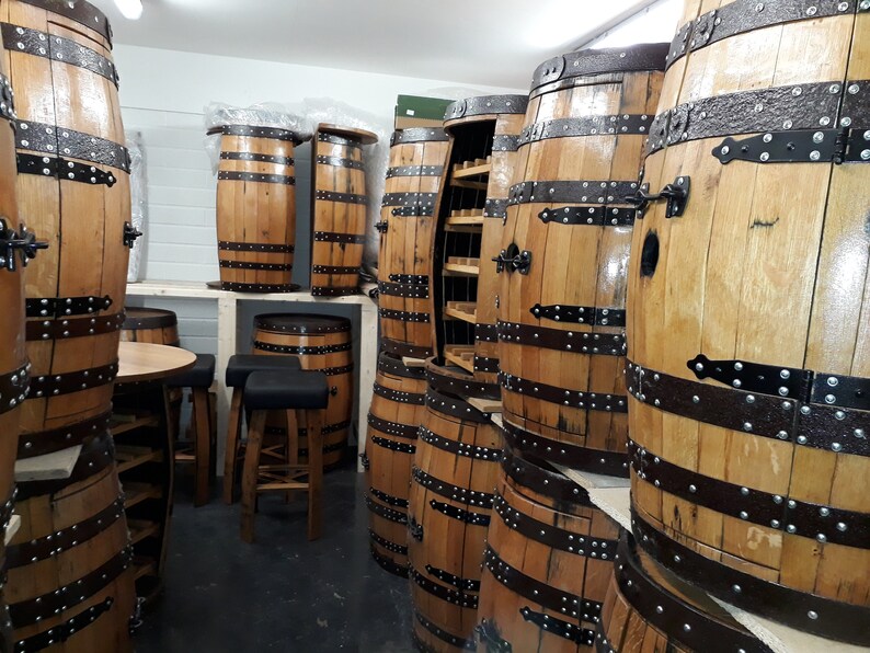 Whisky Barrel Drinks Barrelbar_shelf Etsy