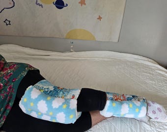 Handmade Knee and Ankle Pads: Side Sleeper Support Pillow