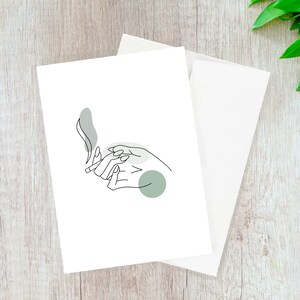 Ashes to Ashes Card // multipurpose card, simple card, blank card, minimal card, new year card