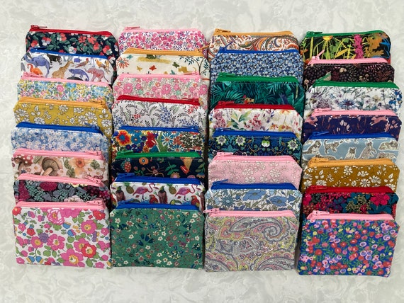 Liberty Tana Lawn small zipped coin purse