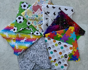 Emballage sandwich en tissu réutilisable avec doublure PUL imperméable et sans danger pour les aliments.