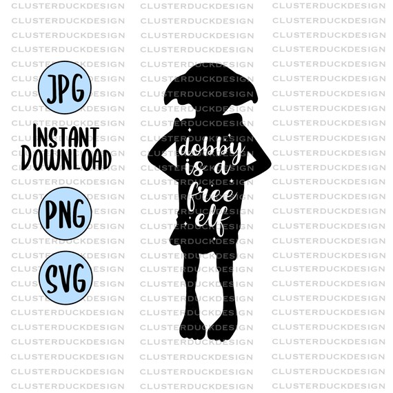 Download Dobby Is A Free Elf Harry Potter Svg Design Svg Files For Etsy SVG, PNG, EPS, DXF File