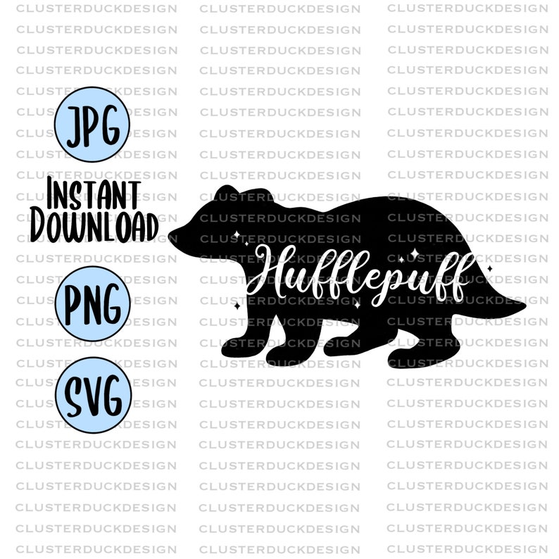 Download Hufflepuff Harry Potter SVG Design SVG Files for Cricut | Etsy