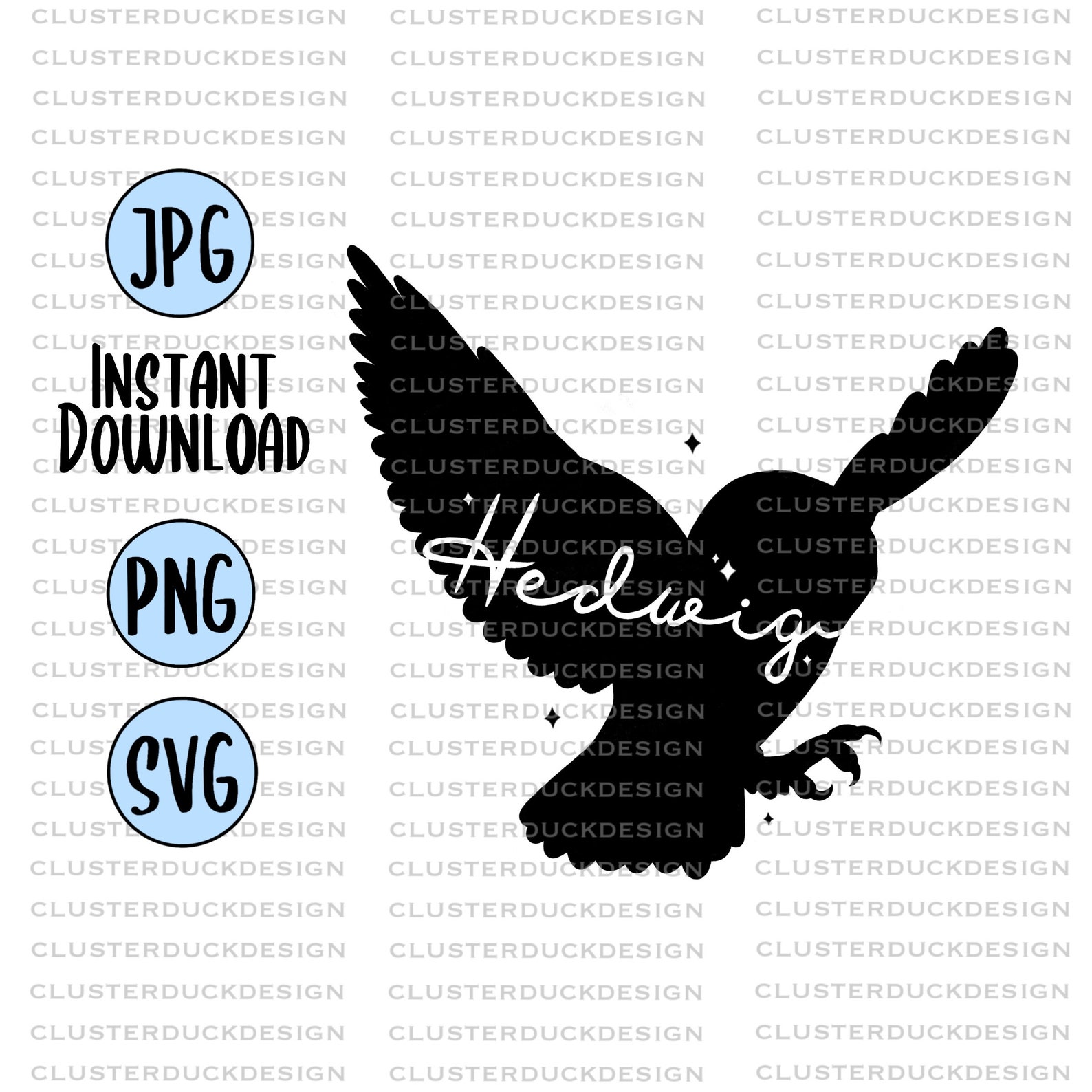 Hedwig 2 Harry Potter SVG Design SVG Files for Cricut | Etsy