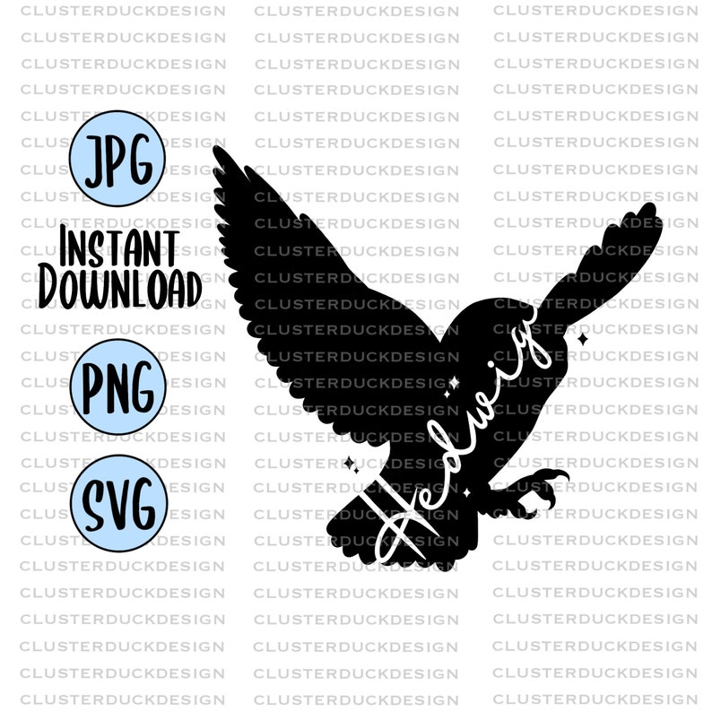 Download Hedwig 1 Harry Potter SVG Design SVG Files for Cricut | Etsy