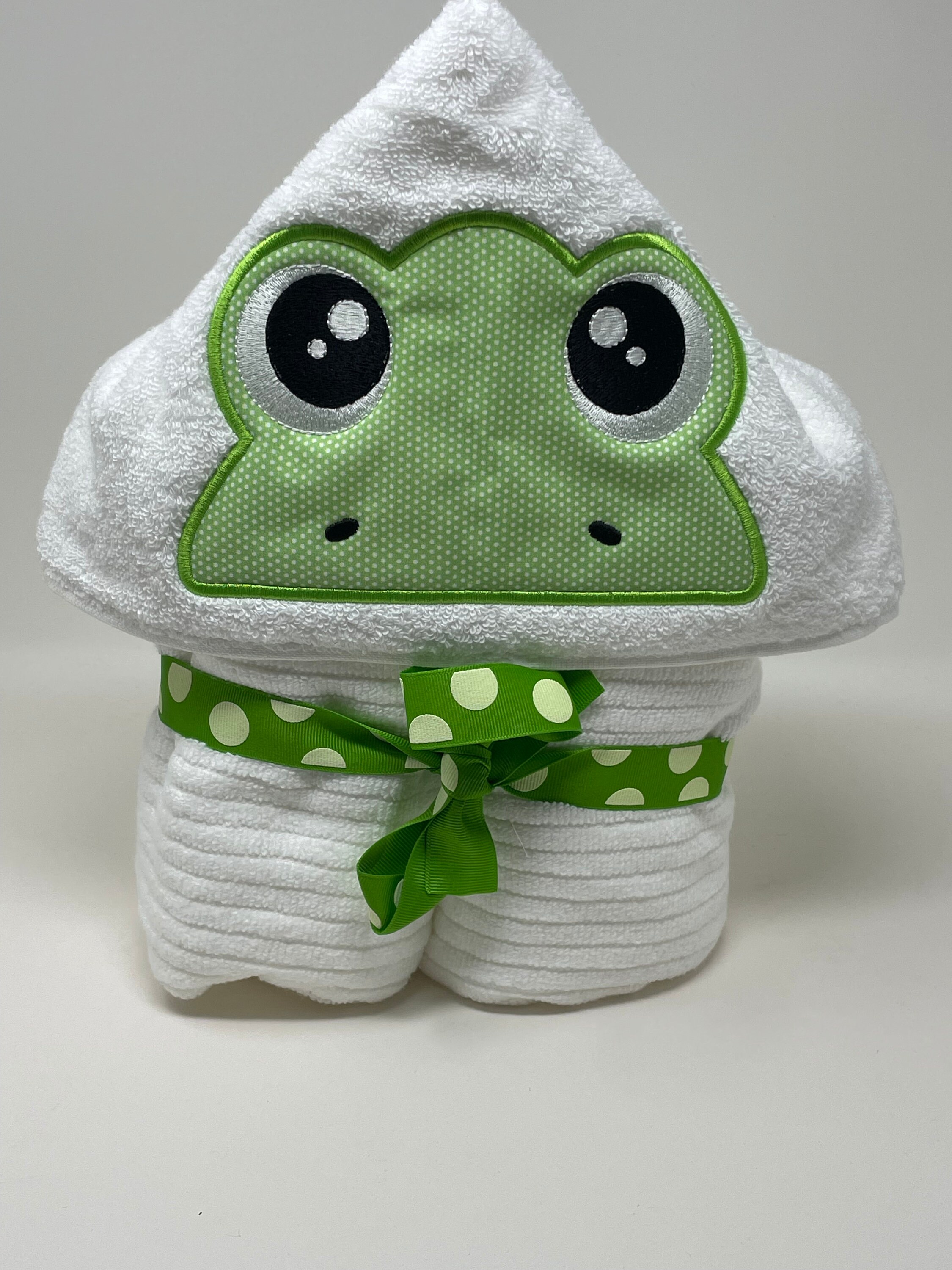 Hooded Towel Frog Bath Towels for Children and Adults – Knotty Kid