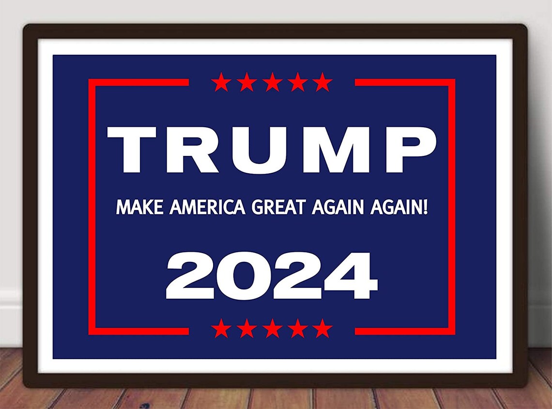 Donald Trump 2024 Poster Print 11x14 Election Poster | Etsy