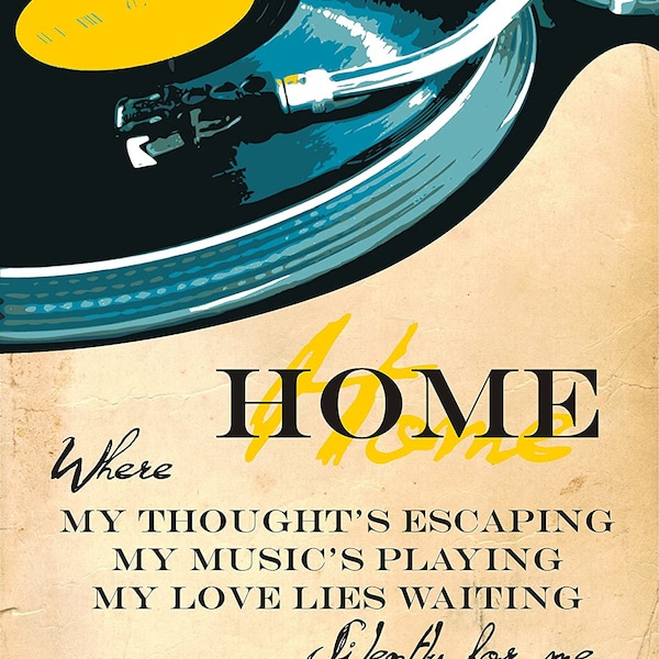 HOMEWARD BOUND | Poster | Print | Simon & Garfunkel | 11 x 14