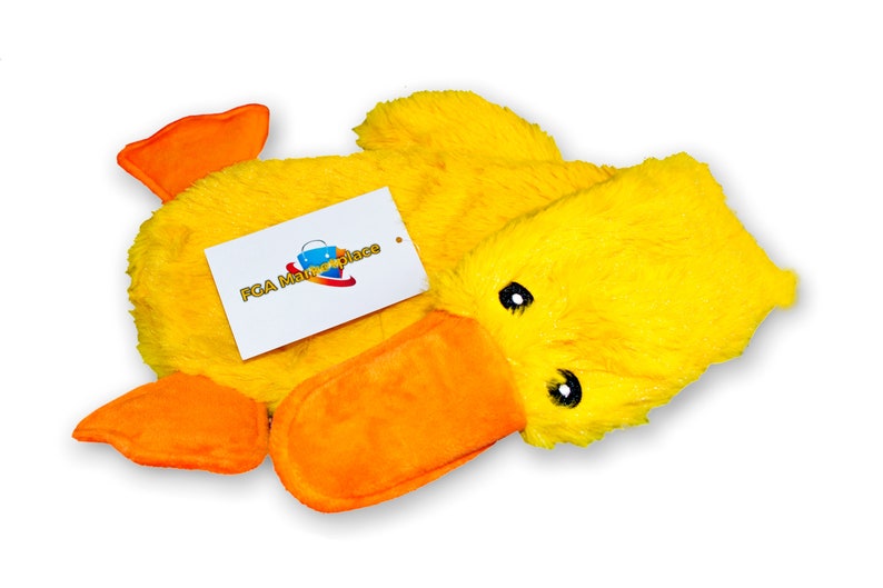Duck Flat NO Stuffing NO Squeak Plush Dog Toy Etsy
