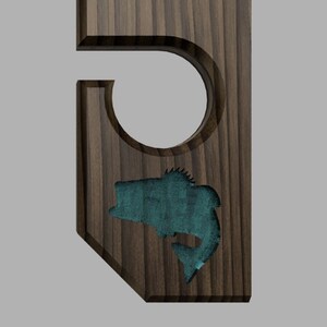 Rack with the CNC inlay