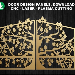 Cnc Door Design Victor Of Laser Cut Cnc Router Cutting N01 Etsy