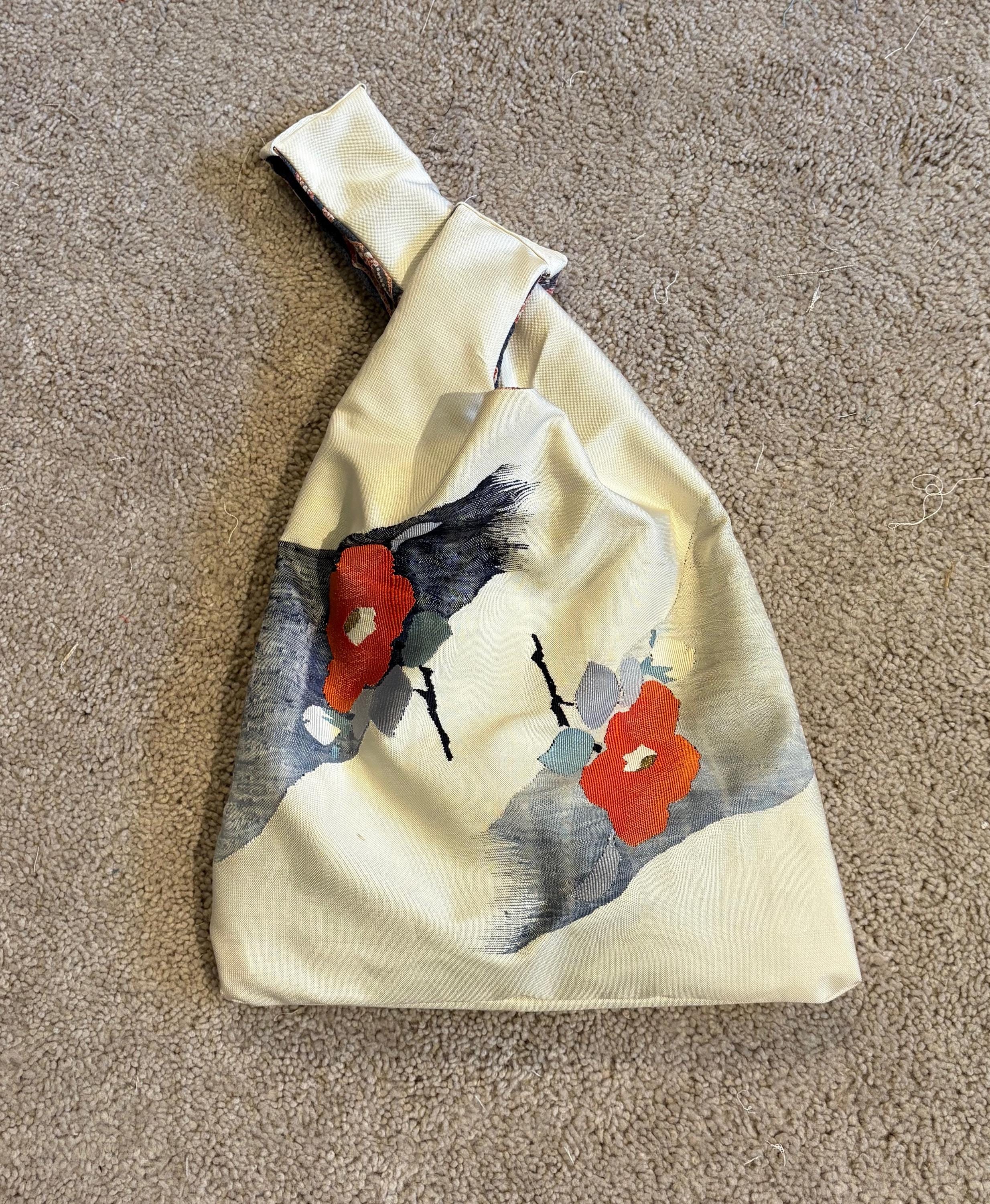 Japanische Kimono Seidenknoten Tasche