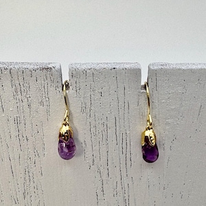 Amethyst Drop Earrings