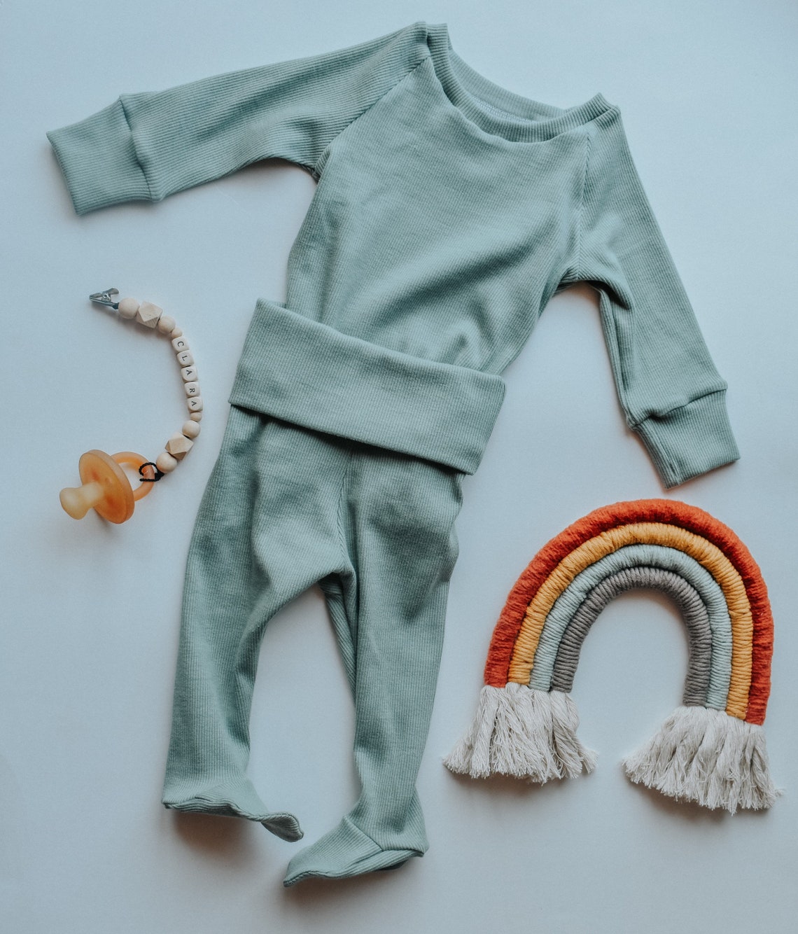 Baby Organic Clothing Set Newborn Baby Clothes Baby Shower Etsy