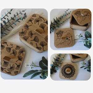 Wooden box, key box, jewelry box