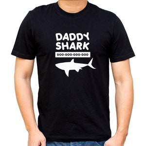 Daddy Shark T-Shirt: Funny Father&#39;s Day 100% Cotton Tee