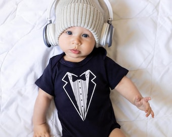 Baby Tuxedo Bodysuit