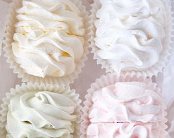 Vanilla Marshmallow Swirls |Handmade Zephyr Dessert | Soft Meringue Treats | Luxury Dessert Gift | Zefir Sweets