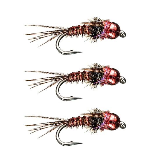 Lot de 24 mouches de pêche à la truite avec oreilles de
