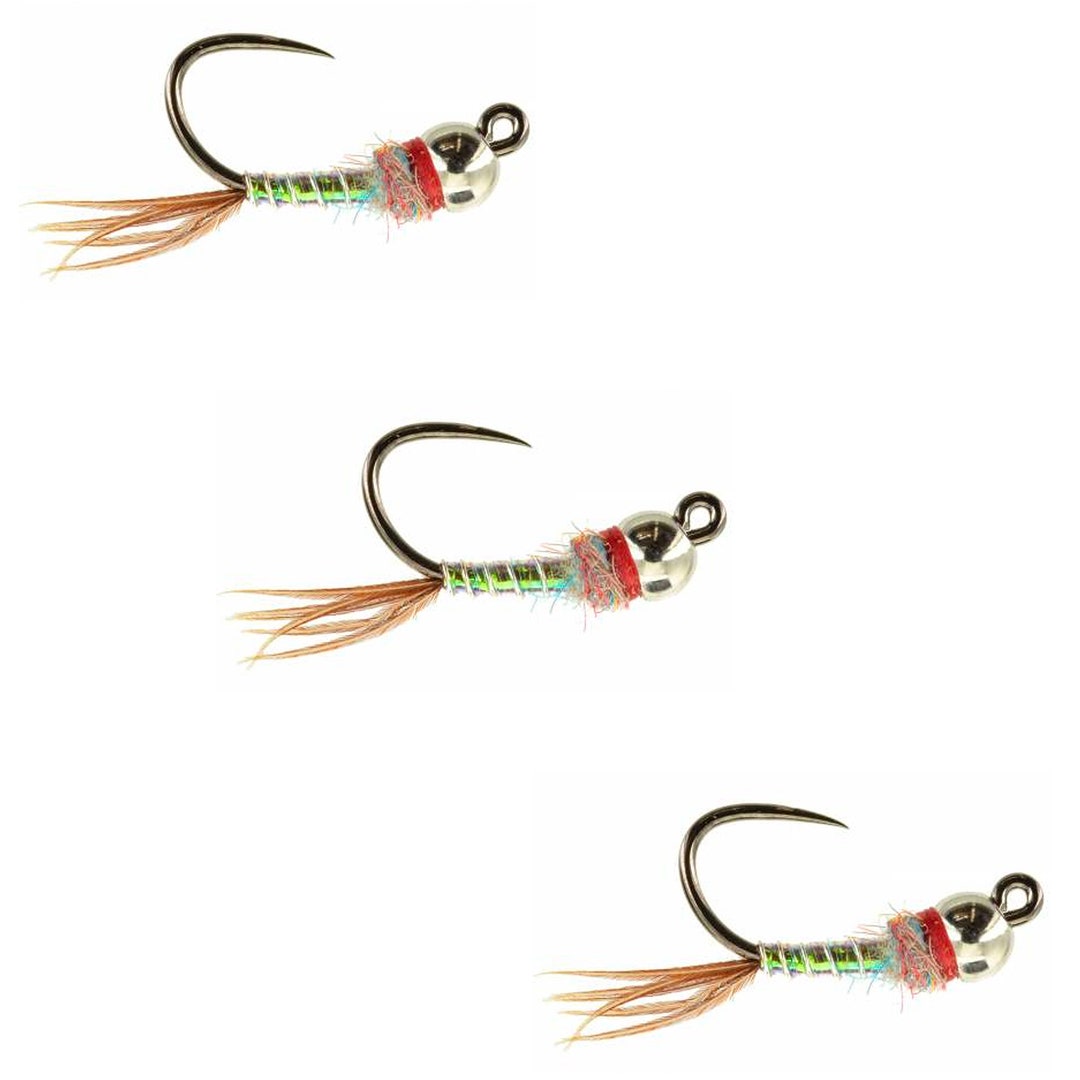 thumbnail interactive-video image 1 of Tungsten Rainbow Warrior - Extra Heavy - Fly Fish Food 1 of 9