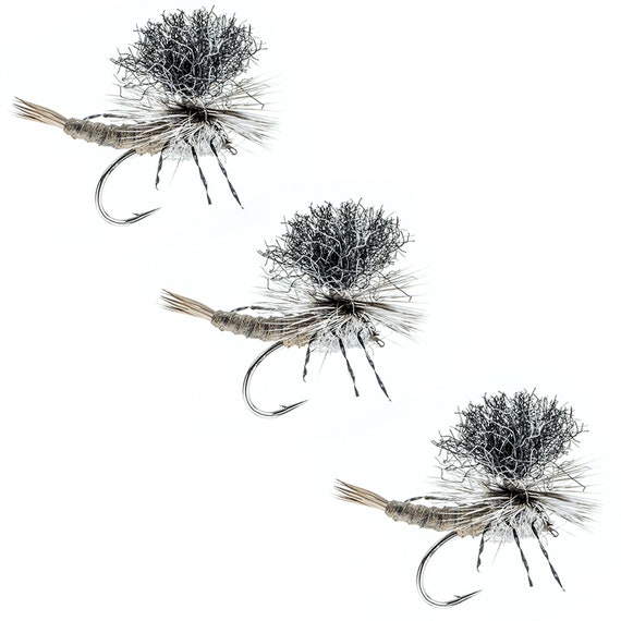 Dry Flies Carnage Grey Drake Dry Fly Gray Drake Fly Patterns Fishing Flies  Fly Fishing Gifts 3 Pack of Dry Flies 