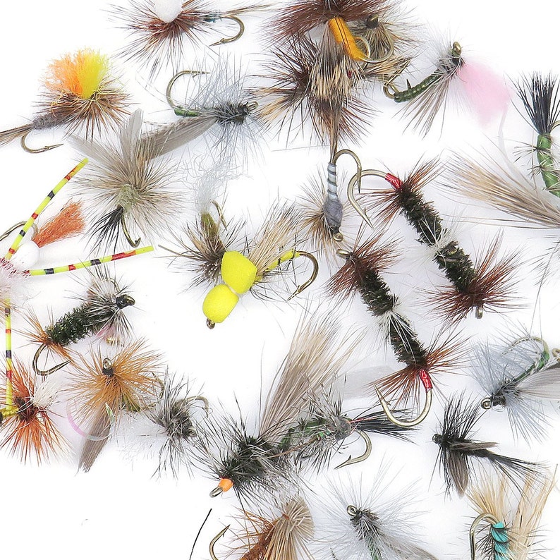 Dry Fly Assortment Top Performing Dry Flies Fishing Gifts Etsy