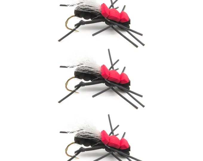 Hand Tied Fat Albert Fly – Foam Terrestrial Fishing Lure (3-Pack)