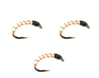 Mouches De Pêche Fishskillz – Trémie Demi-Race Mousse #10, Lot De 6, Neuves