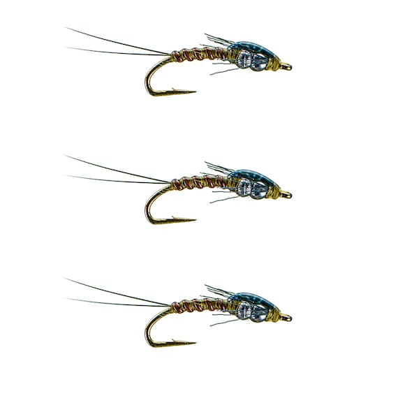 Double Tungsten BWO Blue Winged Olive Emerger and Midge Patterns Fly  Fishing Flies for Your Fly Box 3 Pack of Premium Trout Flies -  Canada