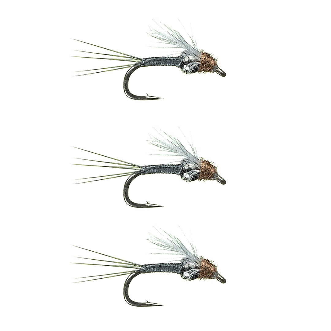 Trout Flies Tungsten RS2 Grey Fly Fishing Flies and Fishing Gifts for
