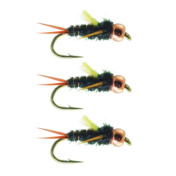 Fly Fishing Flies for Trout Black Prince Psycho Darklord Variant Prince  Nymph Bead Head Prince Nymph Fly 3 Pack of Lures -  Canada