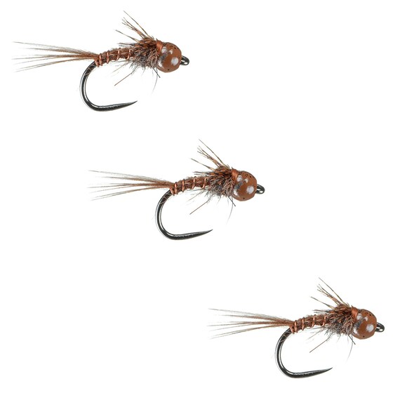 Fly Fishing Flies - American Nymph - Fly Fishingtungsten Nymph - Euro Flies  and Tight Line Nymphing - 3 Pack of Flies - Etsy
