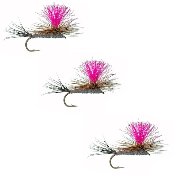 Trout Flies Parachute Adams Hi-viz Dry Fly Pink Chute Great Fly for Fly  Boxes or Fly Fishing Gifts 3 Pack of Flies -  Canada