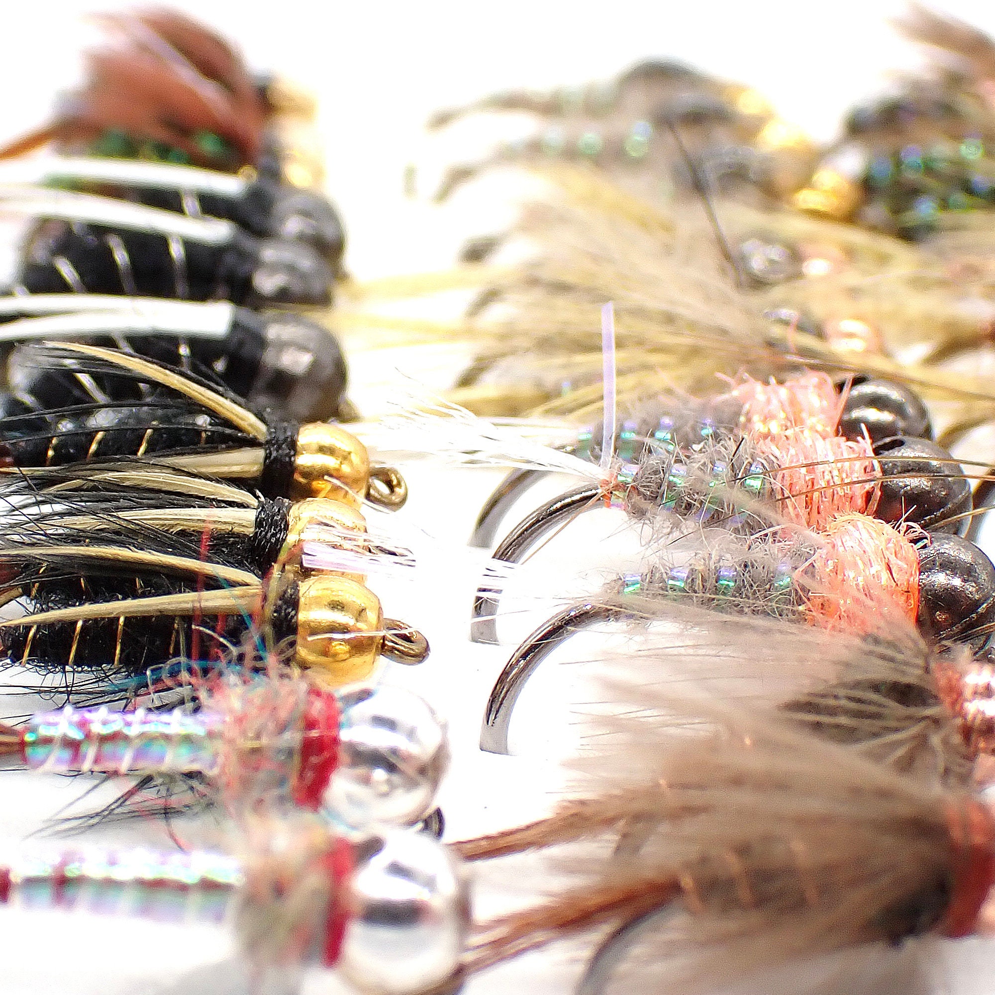 Fly Fishing Flies Pat's Rubber Legs Olive and Brown Fly Fishing Gifts 3  Pack of Flies for Trout Nymph Flies -  Singapore