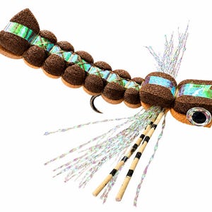 Foam Dragonfly Fly – Trout Fishing Lure, Damsel Pattern, Hook Size 12