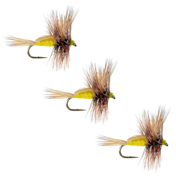 Colorado Fly Supply Dry Flies for Trout Yellow Humpy Attractor Dry