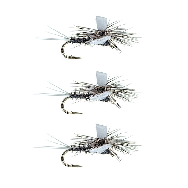 Dry Fly - Indicator Spinner Trico - Trico Fly Fishing Fly - Fly Fishing Flies and Fishing Gifts - 3 Pack of Premium Trout Flies