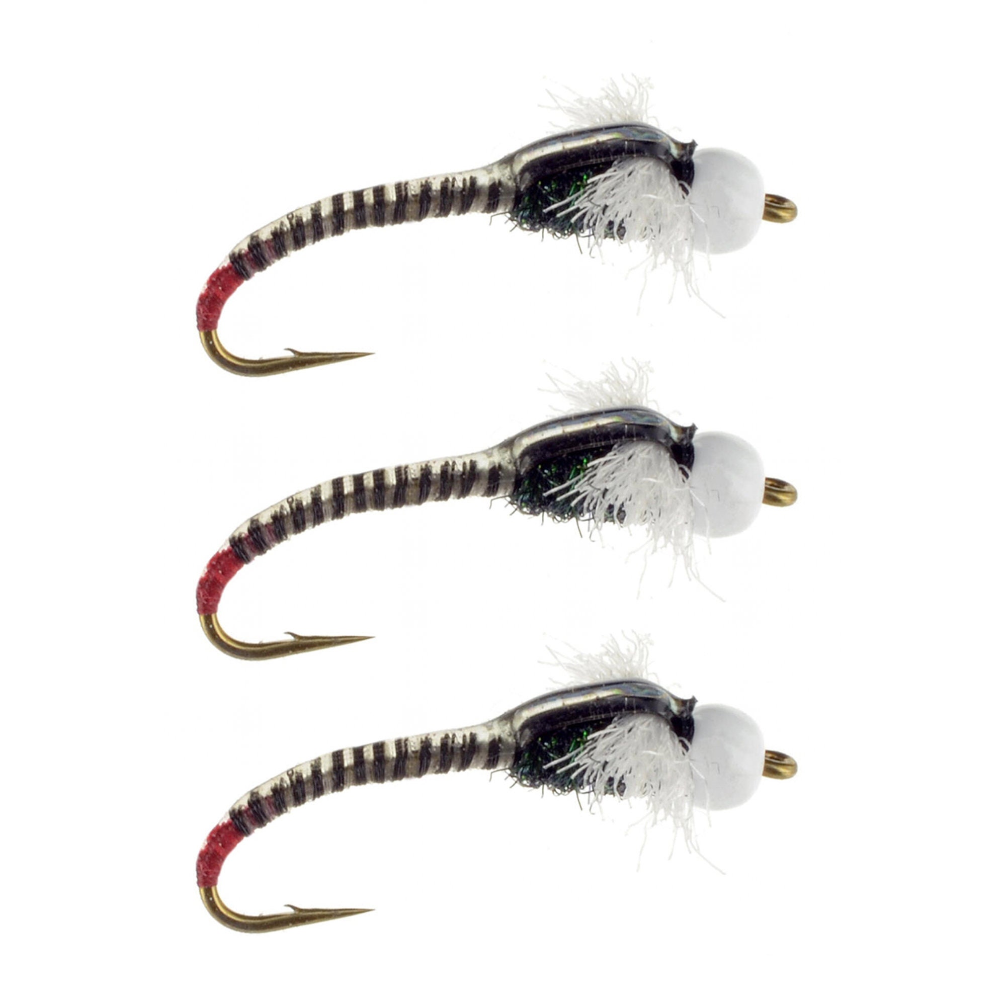 Midge and Emerger Flies Jumbo Juju Chironomid Fly Pattern Fly Fishing Flies  for Fly Fishing 3 Pack of Premium Trout Flies 