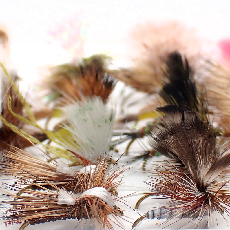 Premium Fly Assortment Fly Fishing Flies Hand Tied Flies Etsy