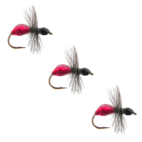 Epoxy Ant - Ant Fly Fishing Pattern - Dry Fly/Terrestrial Fly Pattern - Terrestrial Fly Fishing Flies for Trout - 3 Pack of Premium Lures