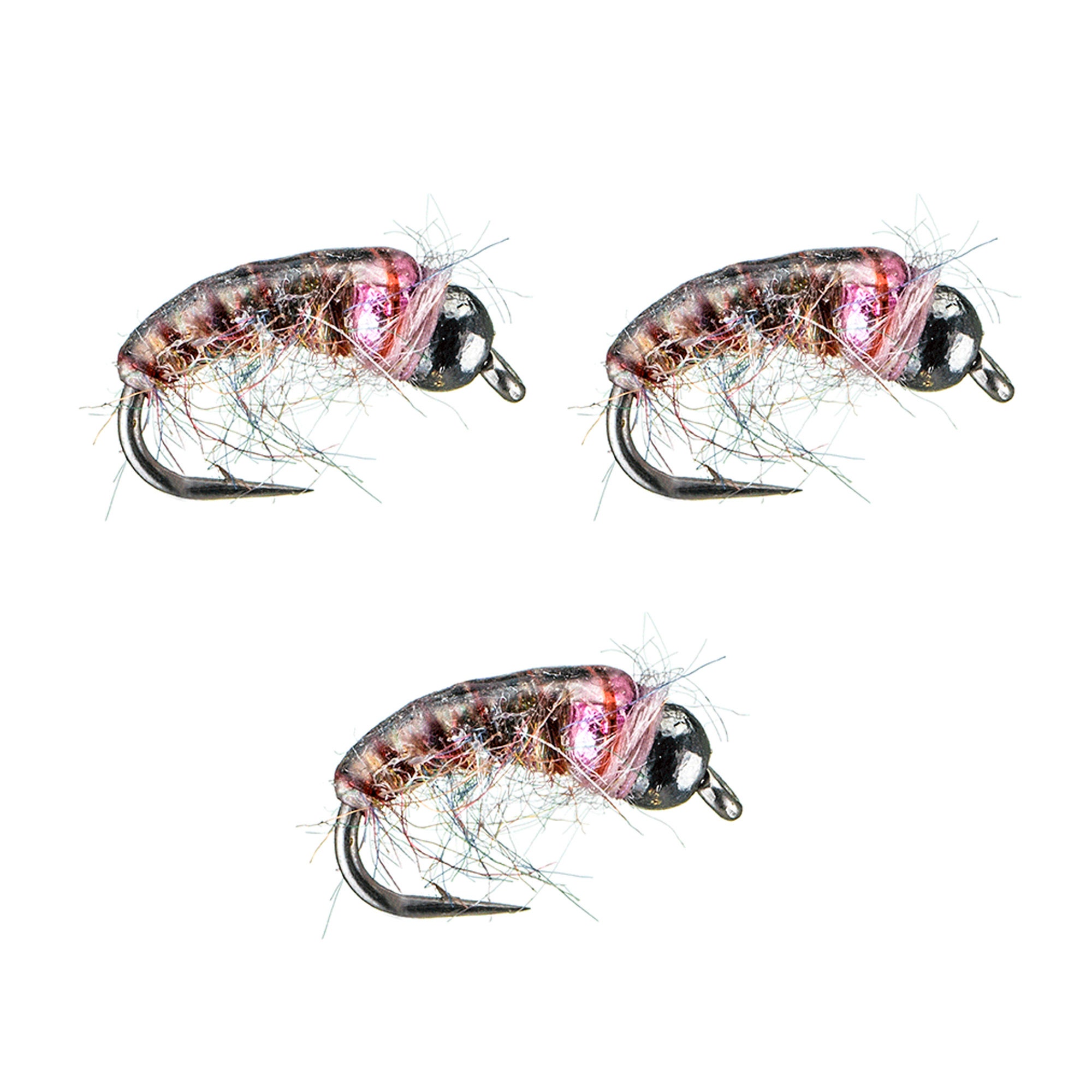 Scuds and Sowbugs Double Bead Crystal Scud Fly Fishing Flies for