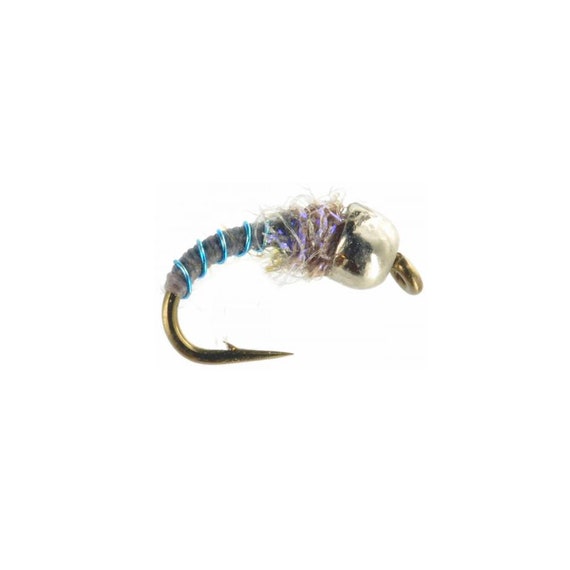 Tungsten Nymph Blue Poison Midge Fly Fishing Flies to Fill up Your Fly Box  or to Give as a Fly Fish Gift 