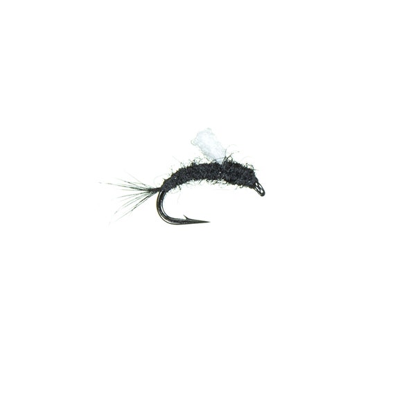 Foam Wing RS2 Black Black RS2 Fly Fishing Pattern Midges and Emergers  Premium Trout Flies 3 Pack of Fishing Lures 