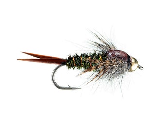 wholesale for online Vintage Fly Fishing Lure Mini Winged Wooly Bugger  Mayfly Bee Mosquito Wasp Lot