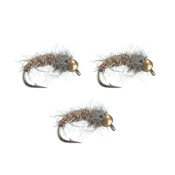 Fly Fishing Flies and Fishing Lures Hare's Ear Grub Fly Fishing Fly for  Trout and Panfish Best Selling Flies 3 Pack of Premium Flies -  Canada